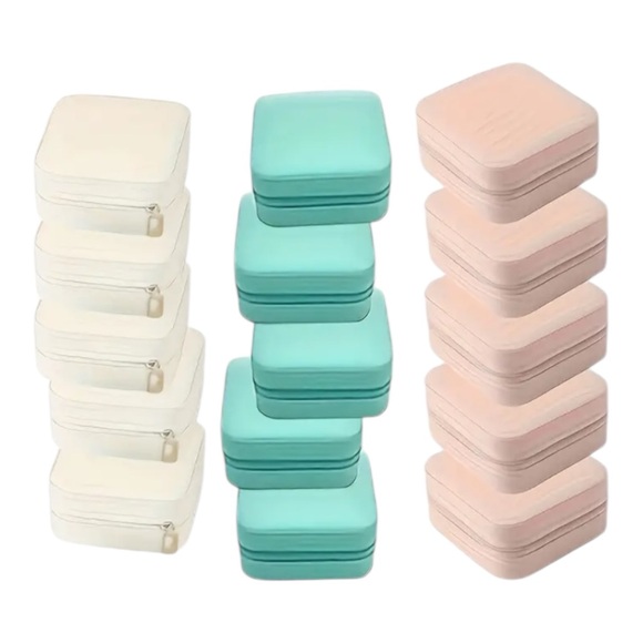 PORTABLE JEWELRY TRAVEL CASES PICK YOUR COLOR - Picture 8 of 8